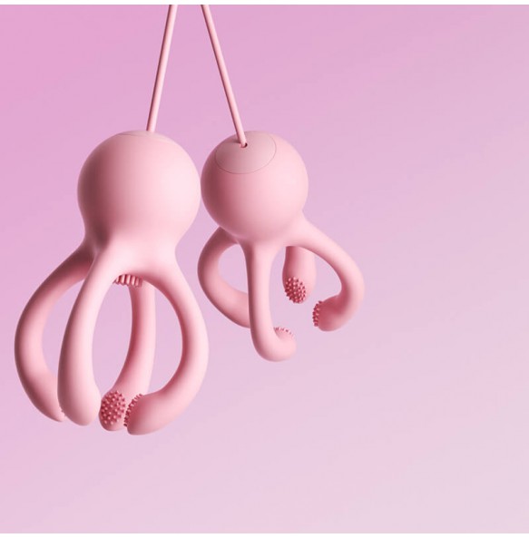 MizzZee - Tiny Octopus Breast Stimulator (USB Power Supply - Pink)